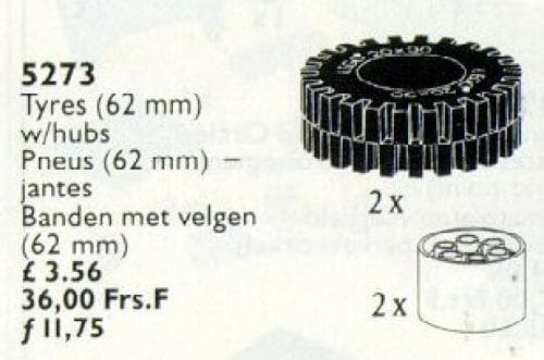 LEGO sættet Tires