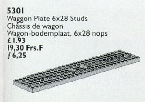 LEGO sættet Wagon Plate 6 x 28