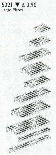 LEGO sættet Large Plates