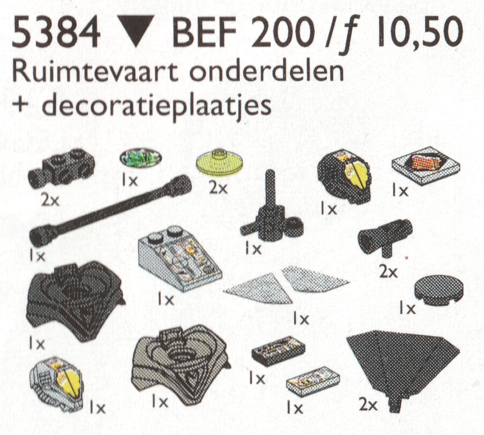 LEGO sættet Space Accessories