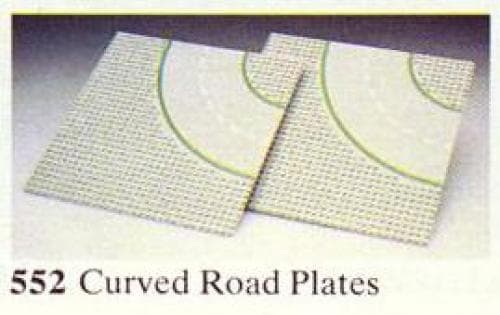 LEGO sættet Curved Road Plates