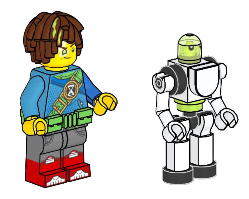 LEGO sættet Mateo & Z-Blob