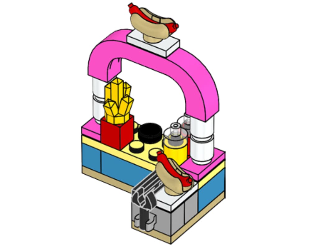 LEGO sættet Olivia's Snack Stand