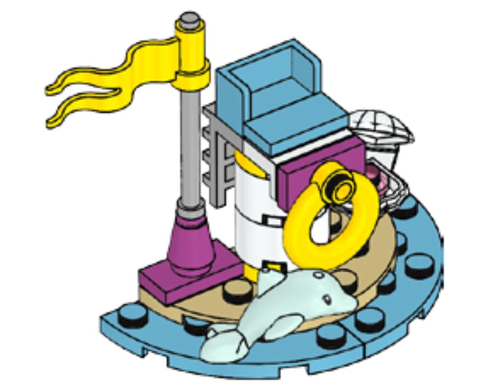 LEGO sættet Sweet Dolphin