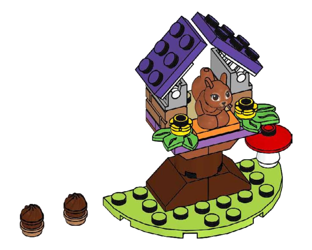 LEGO sættet Squirrel's Tree House