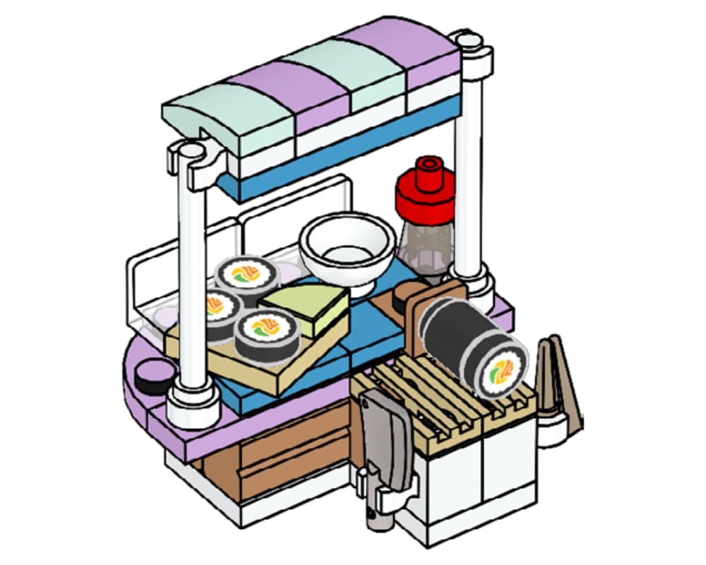 LEGO sættet Sushi stand