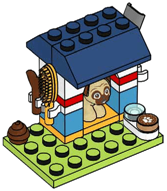 LEGO sættet Puppy's House