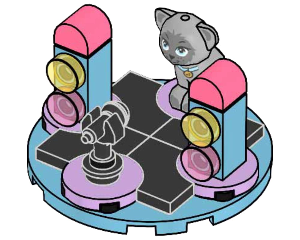 LEGO sættet Kitten on Karaoke Stage