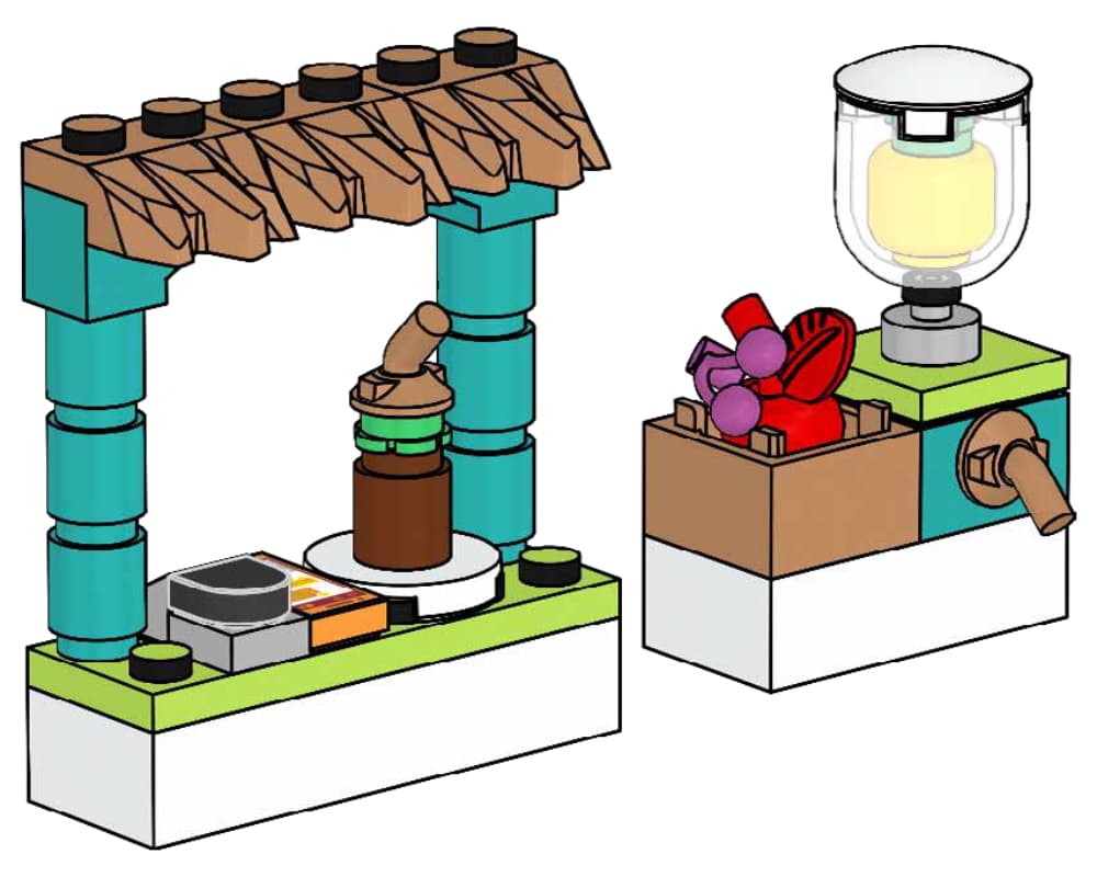 LEGO sættet Smoothie Booth