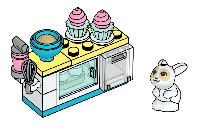 LEGO sættet Baking Set and Bunny