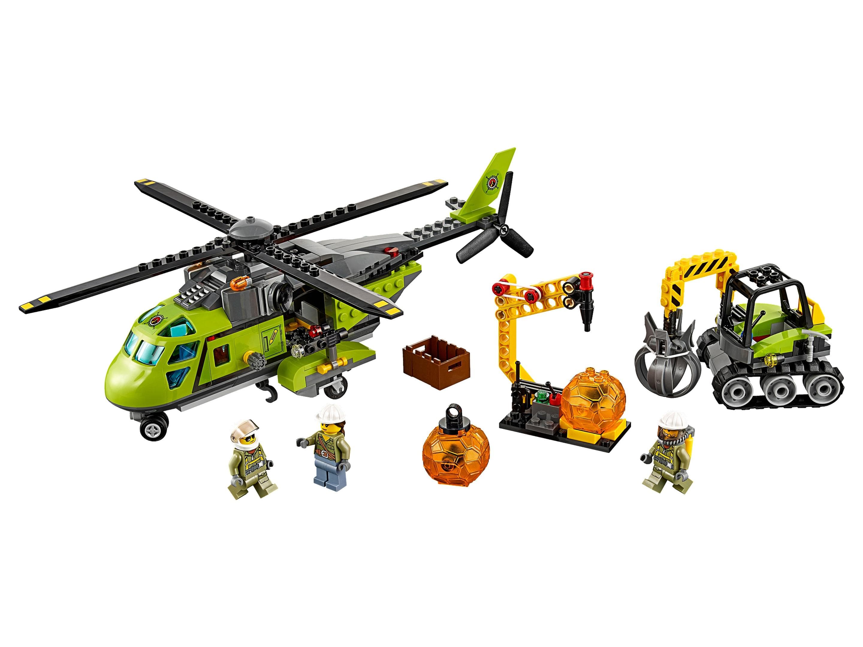 LEGO sættet Volcano Supply Helicopter