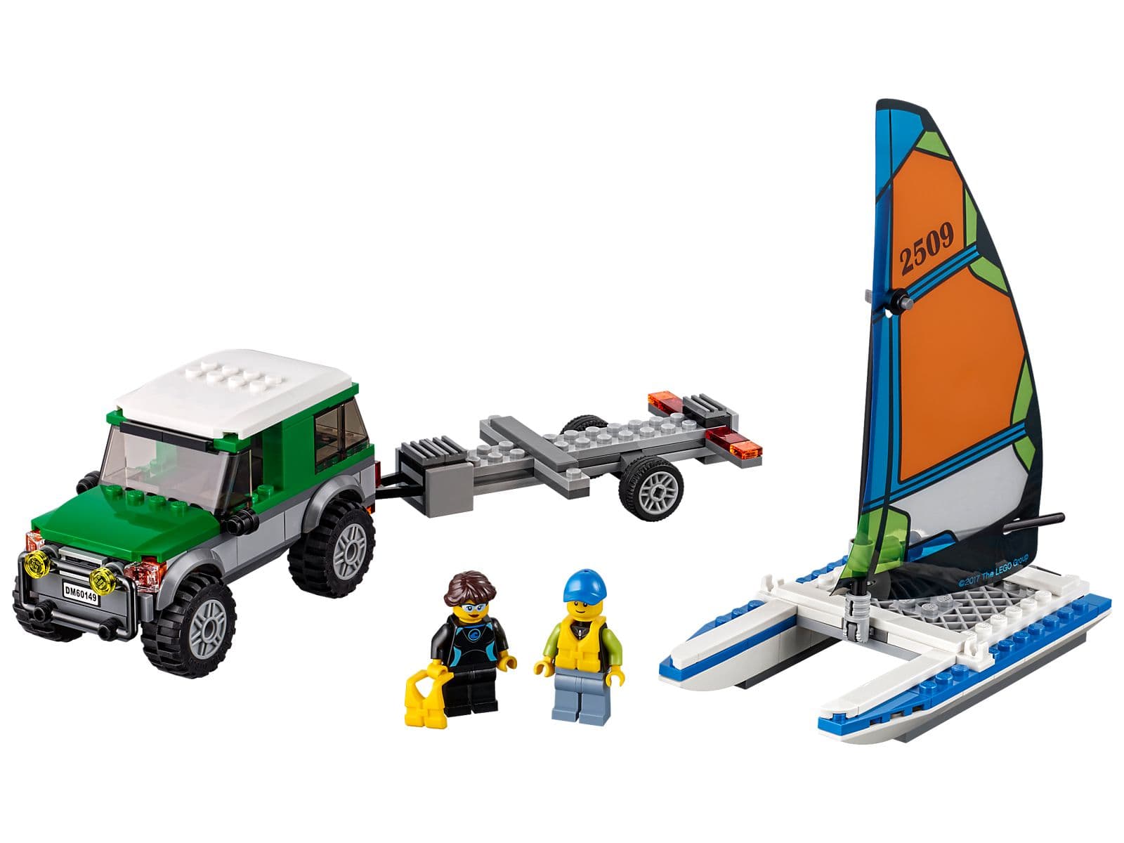 LEGO sættet 4x4 with Catamaran