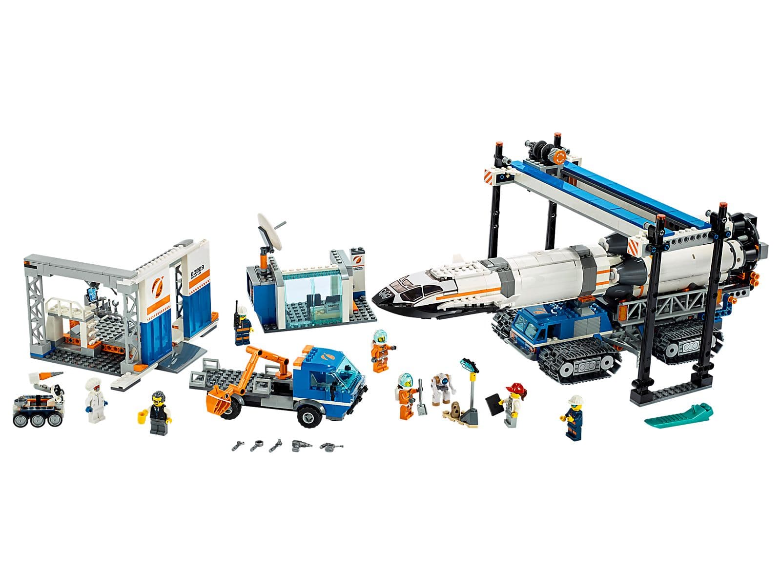 LEGO sættet Rocket Assembly & Transport