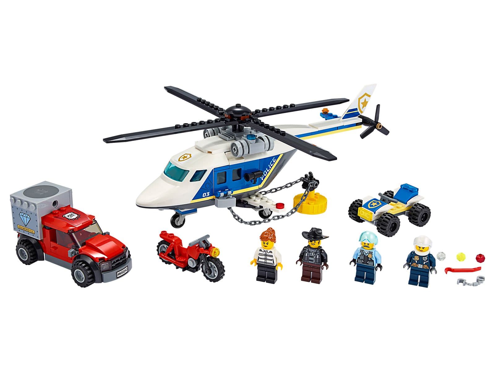 LEGO sættet Police Helicopter Chase