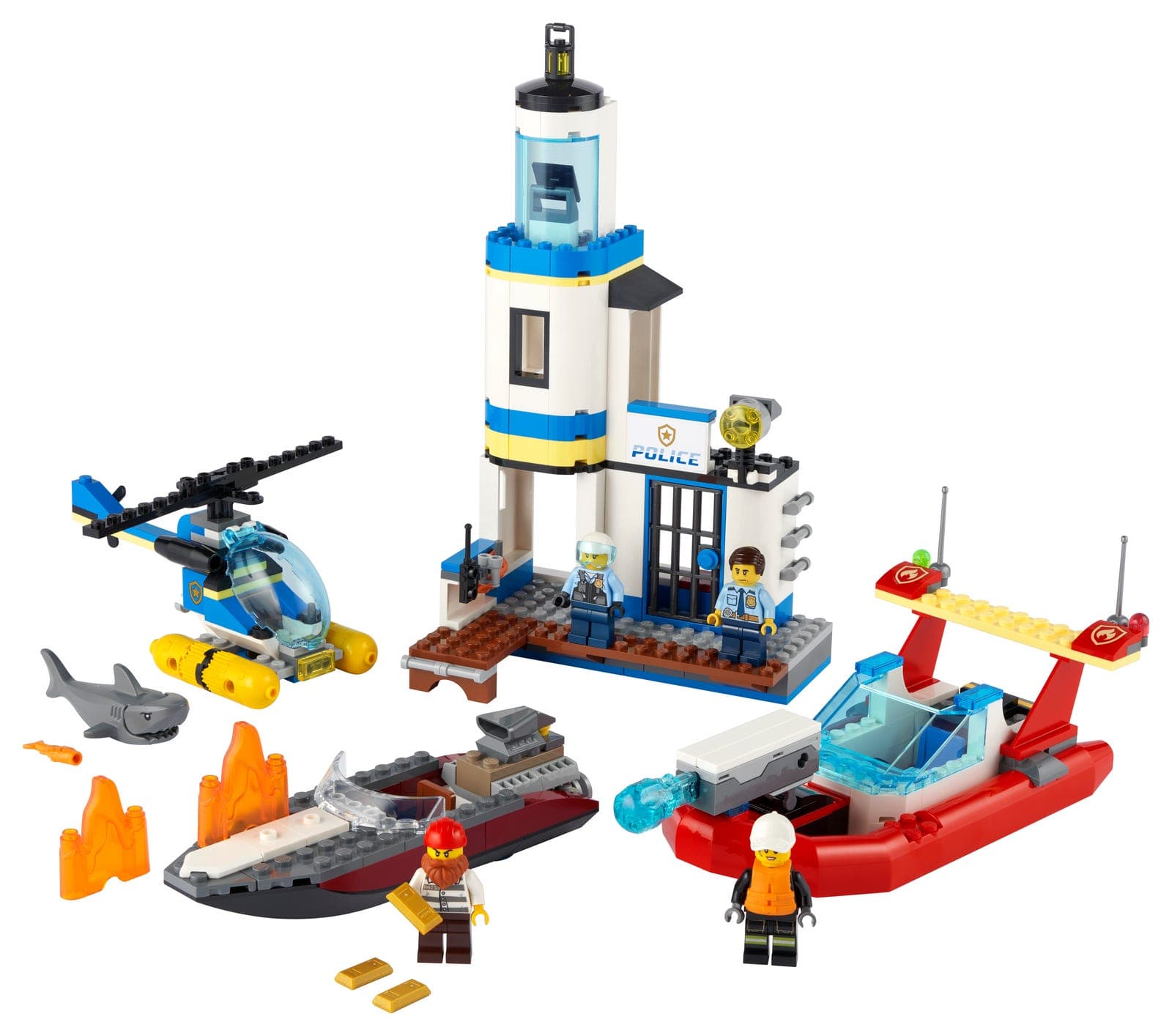 LEGO sættet Seaside Police and Fire Mission