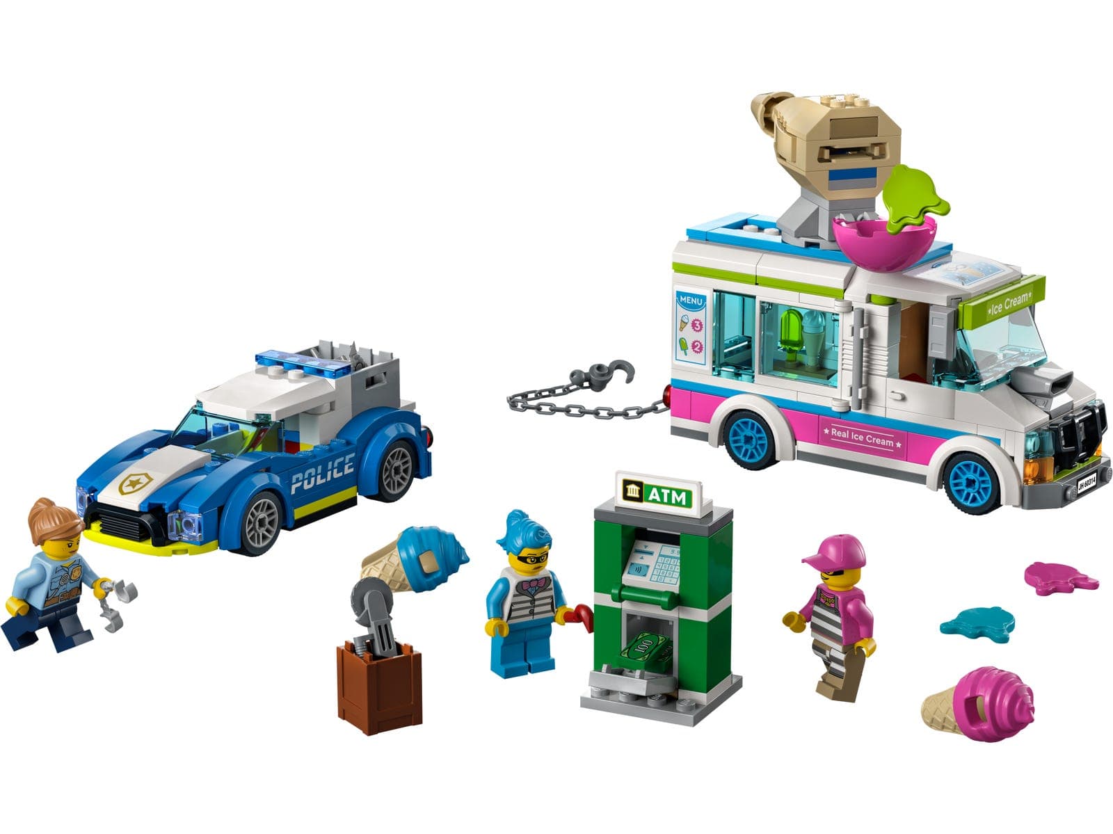 LEGO sættet Ice Cream Truck Police Chase