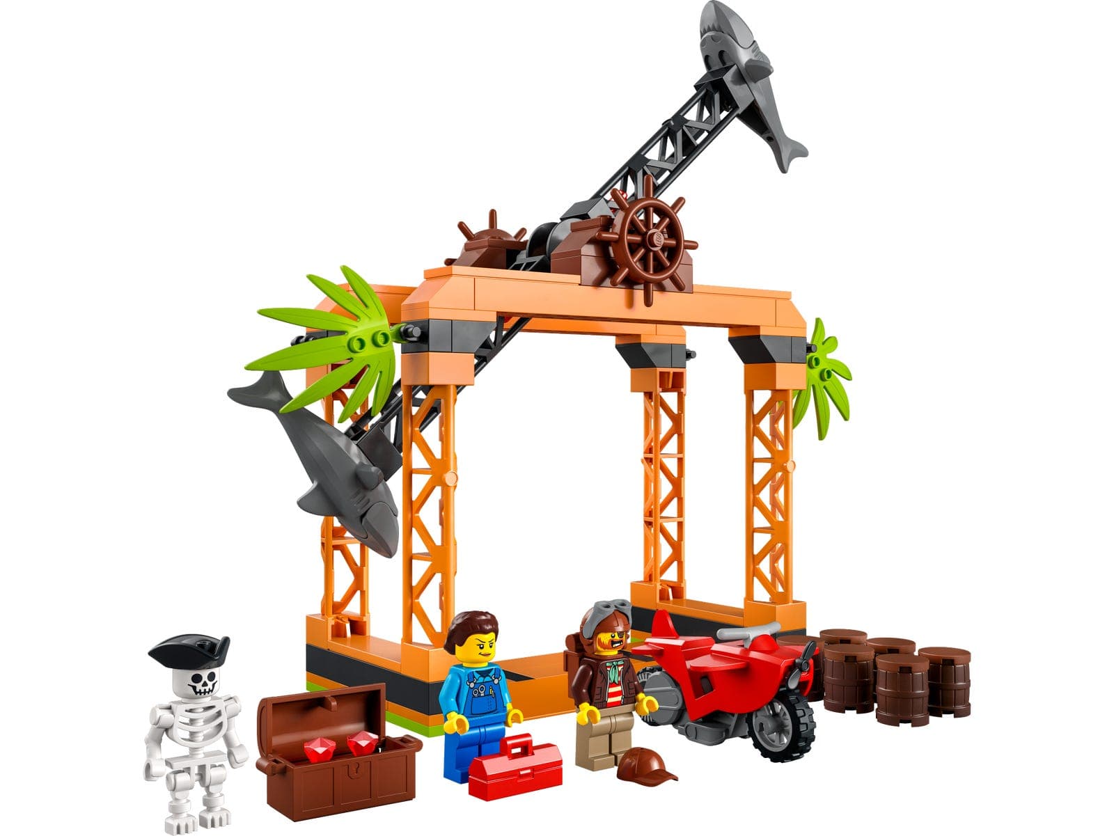 LEGO sættet The Shark Attack Stunt Challenge