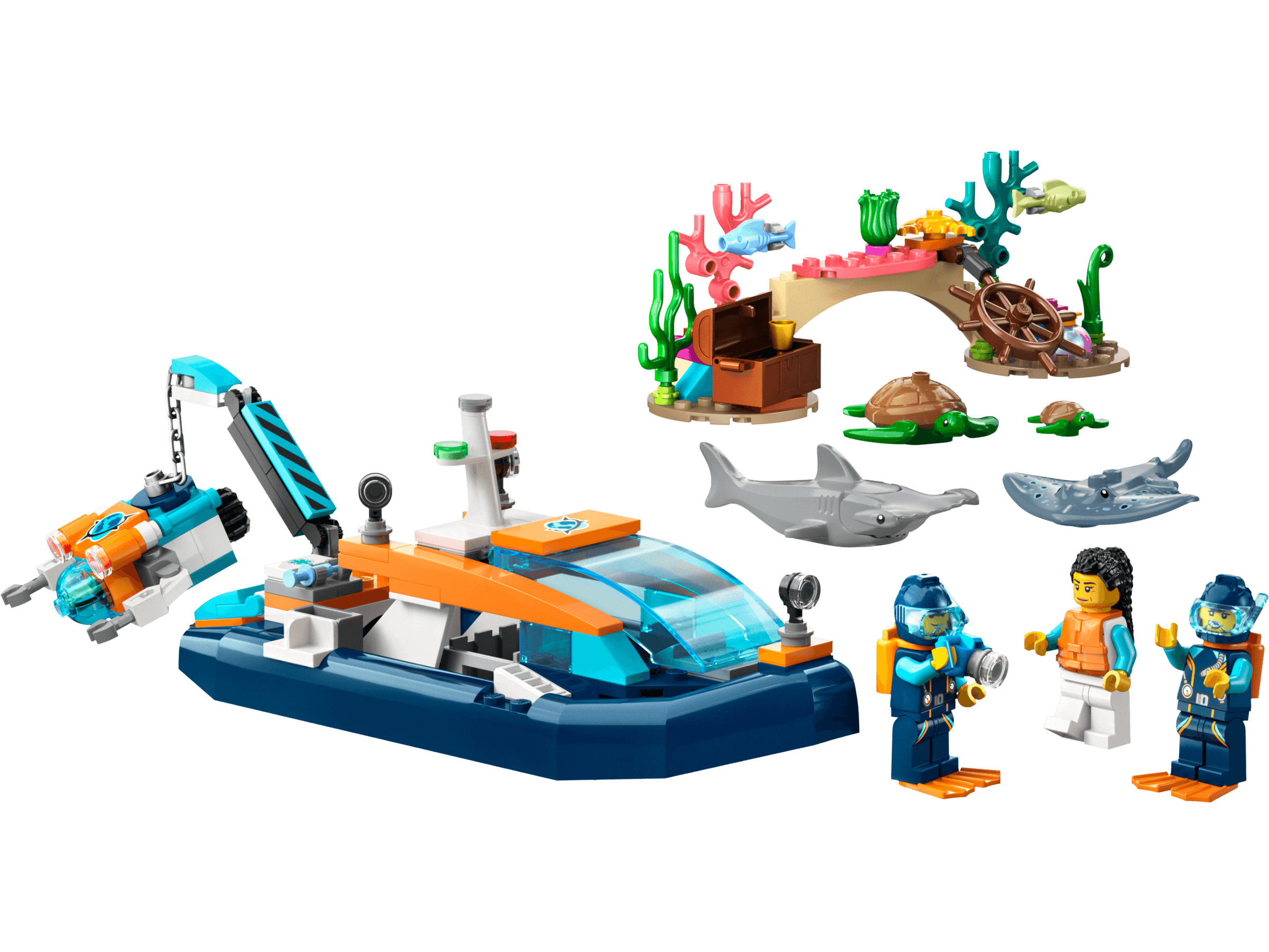 LEGO sættet Explorer Diving Boat