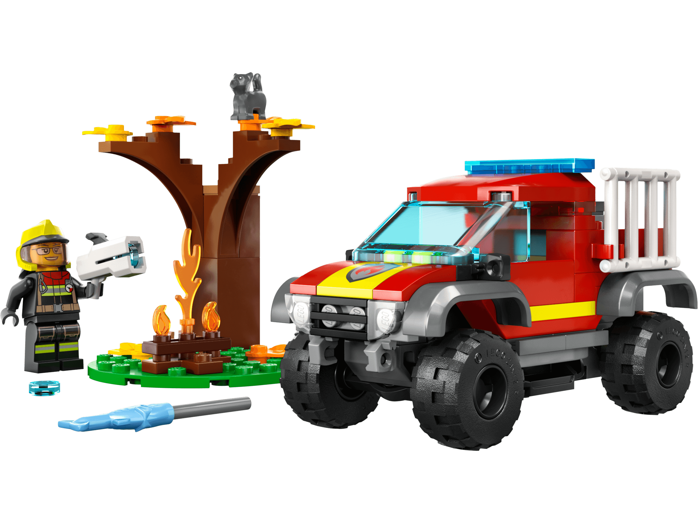 LEGO sættet 4x4 Fire Truck Rescue