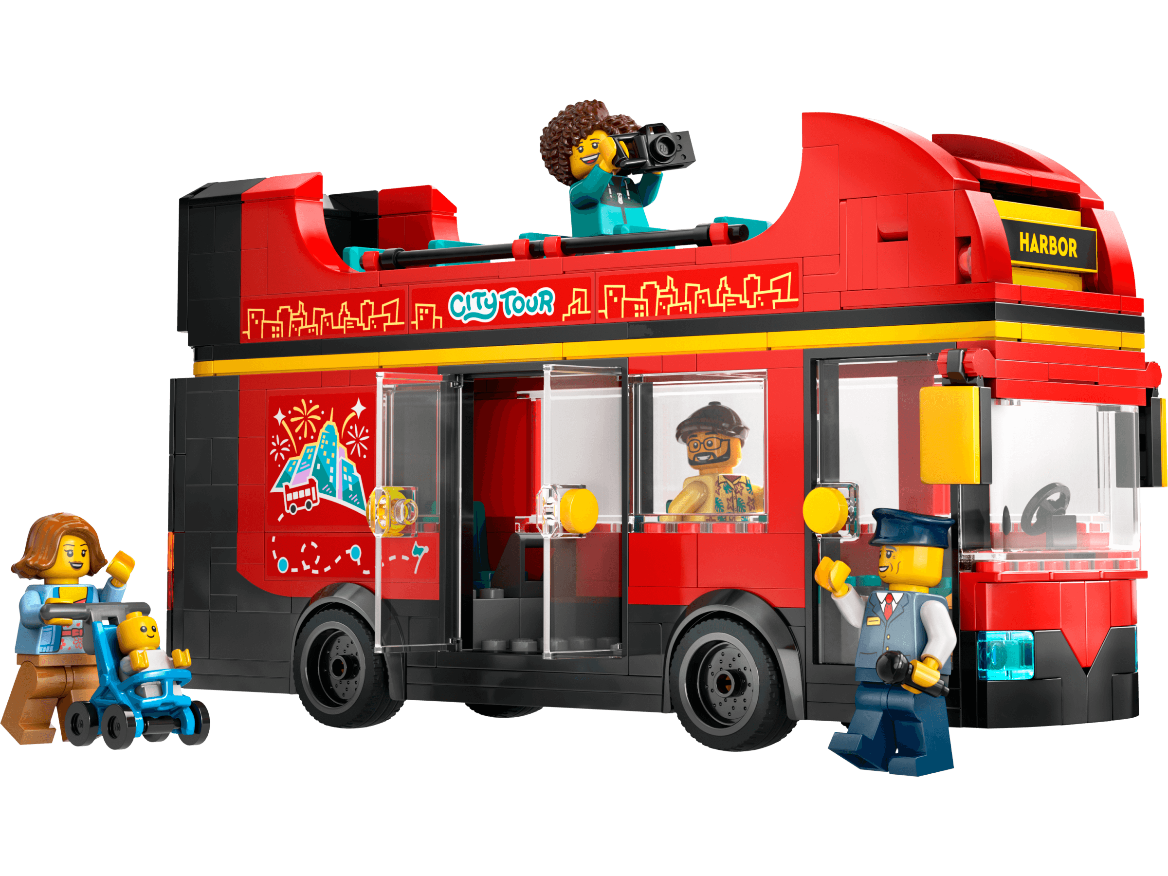 LEGO sættet Red Double-Decker Sightseeing Bus