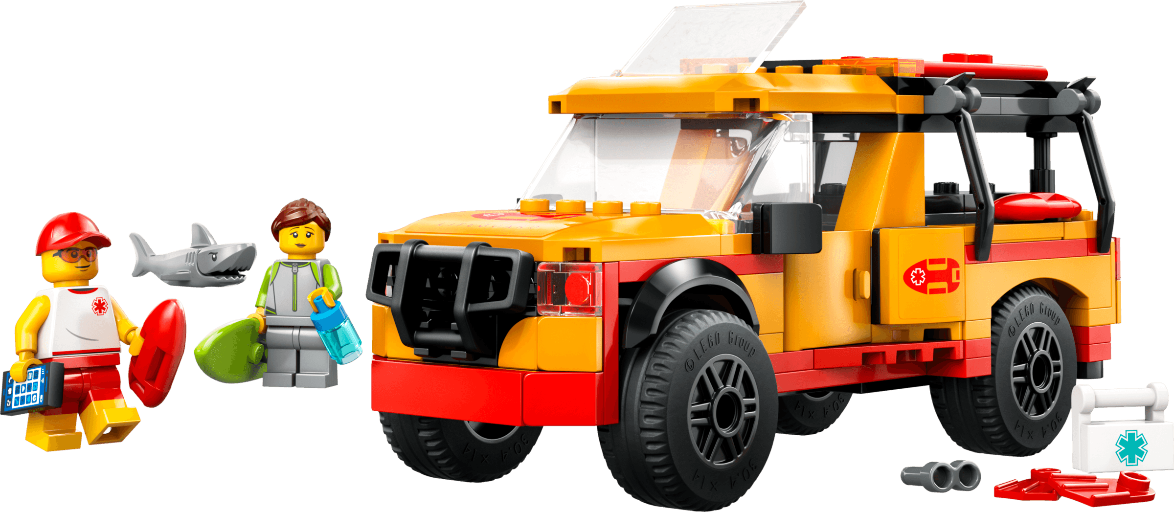 LEGO sættet Lifeguard Beach Rescue Truck