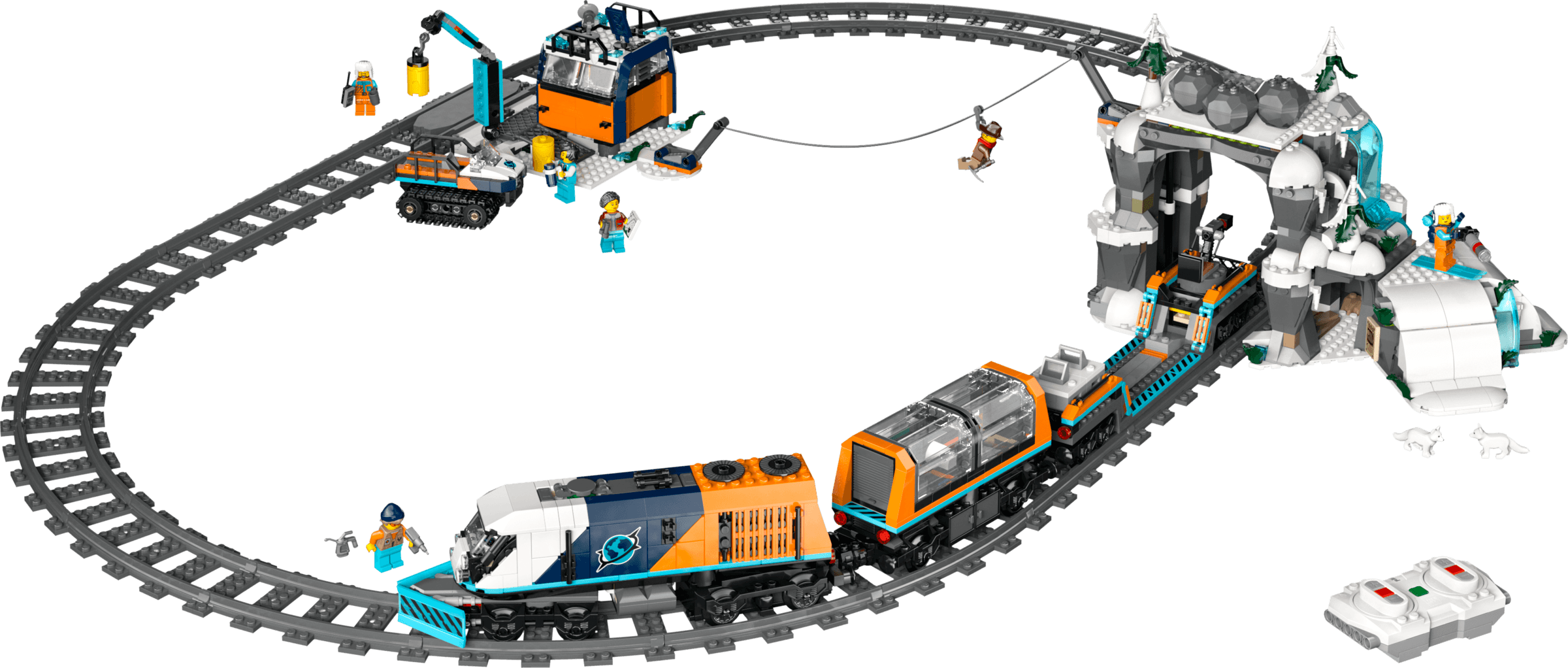 LEGO sættet Explorers' Arctic Polar Express Train