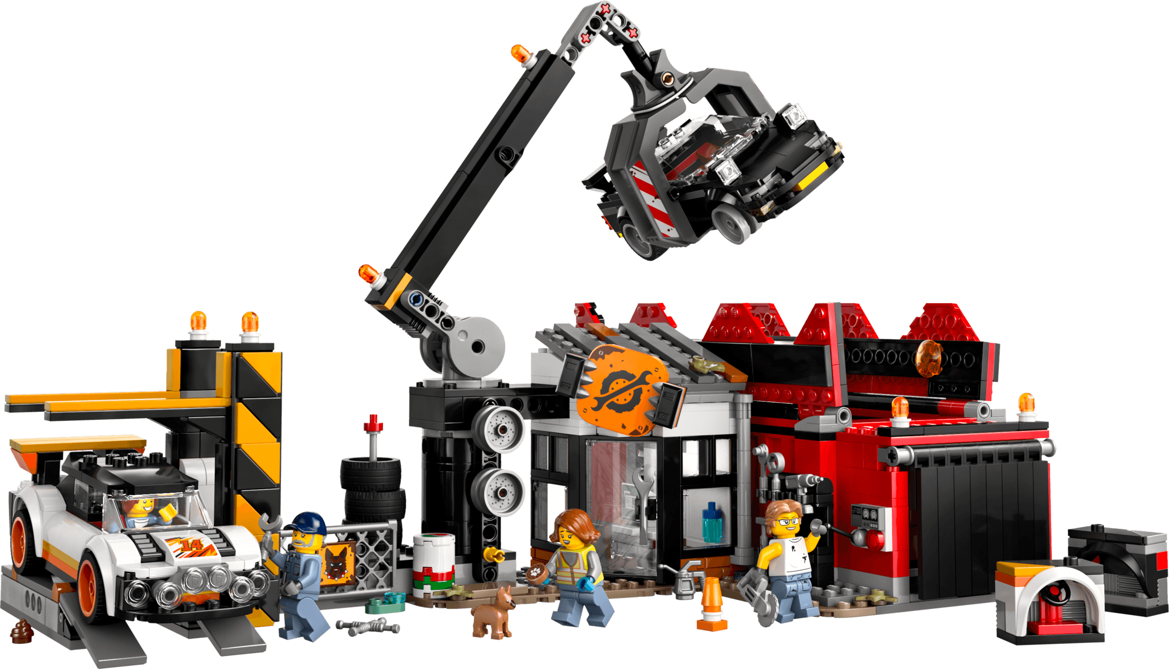 LEGO sættet Scrapyard with Cars