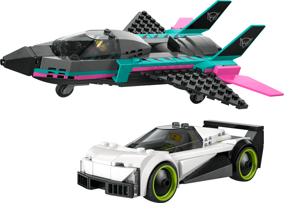 LEGO sættet Jet vs. Car