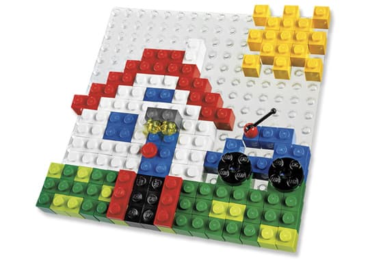 LEGO sættet A World of LEGO Mosaic 4 in 1