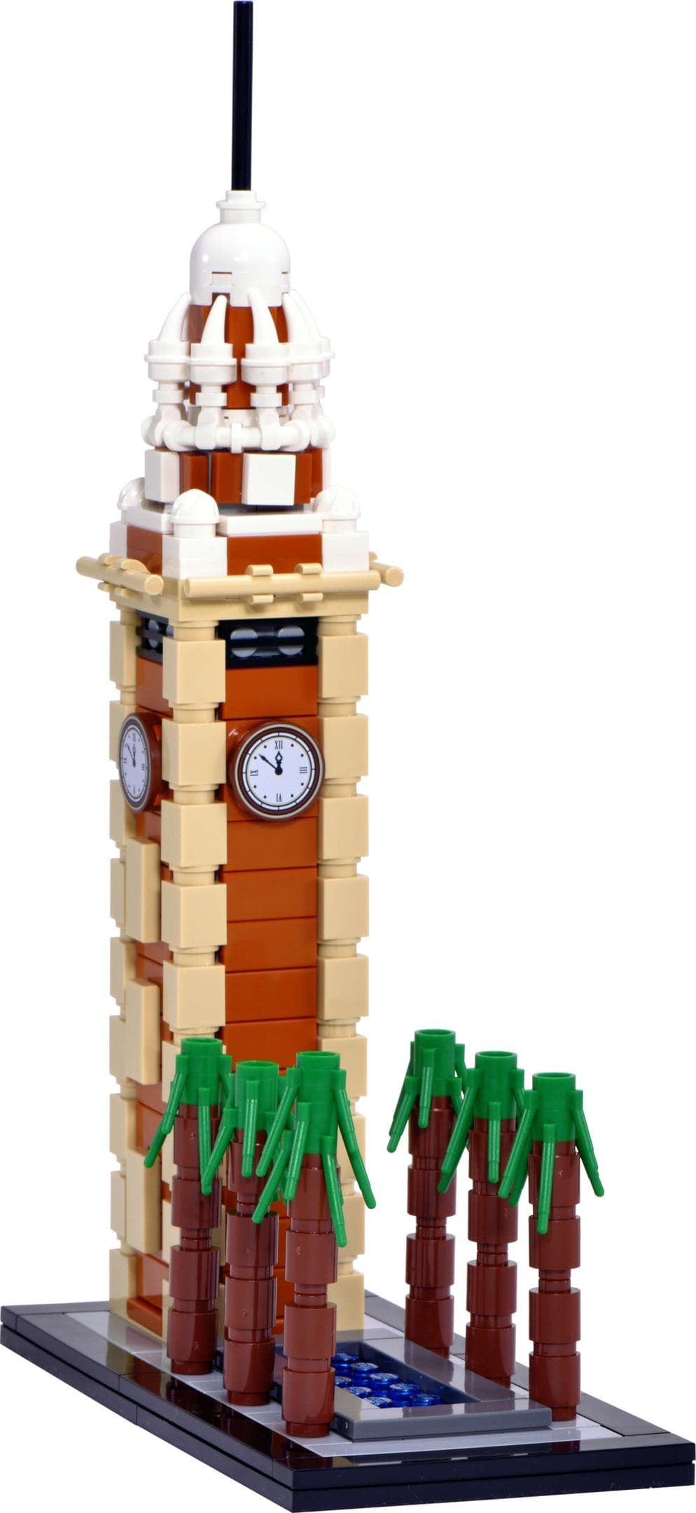LEGO sættet Former Kowloon-Canton Railway Clock Tower