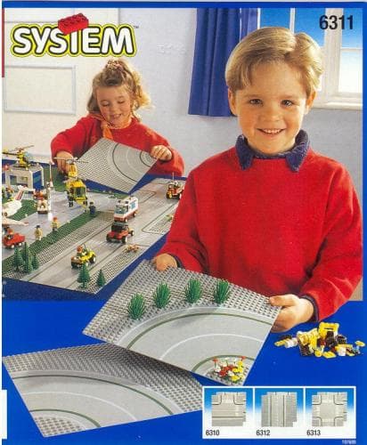 LEGO sættet Curved Road Plates