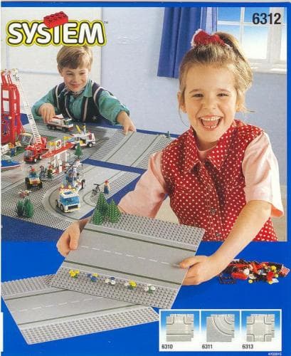 LEGO sættet Straight Road Plates