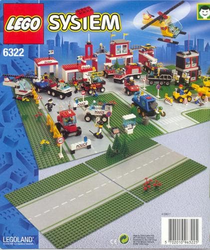 LEGO sættet Straight Road Plates