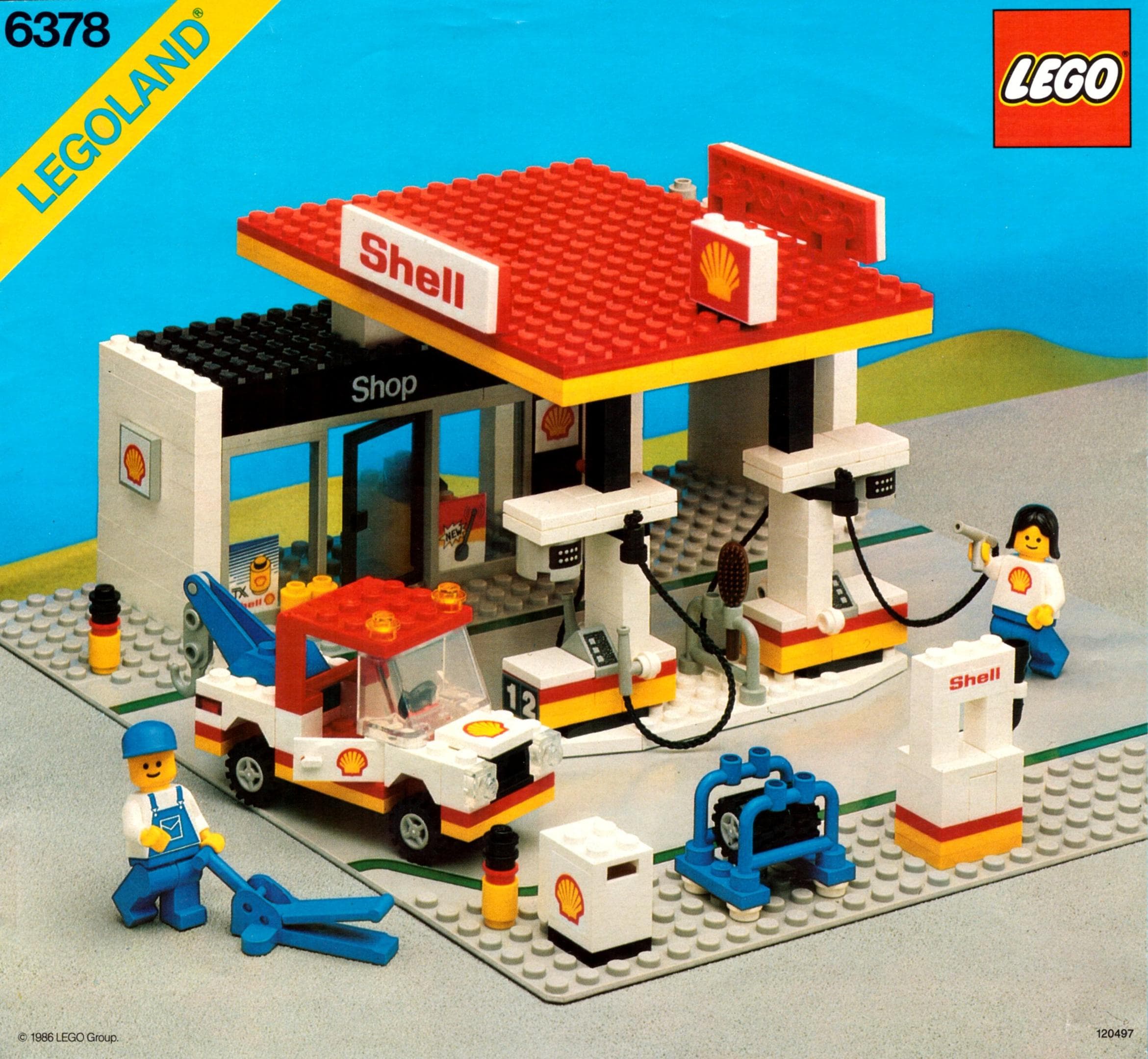 LEGO sættet Shell Service Station