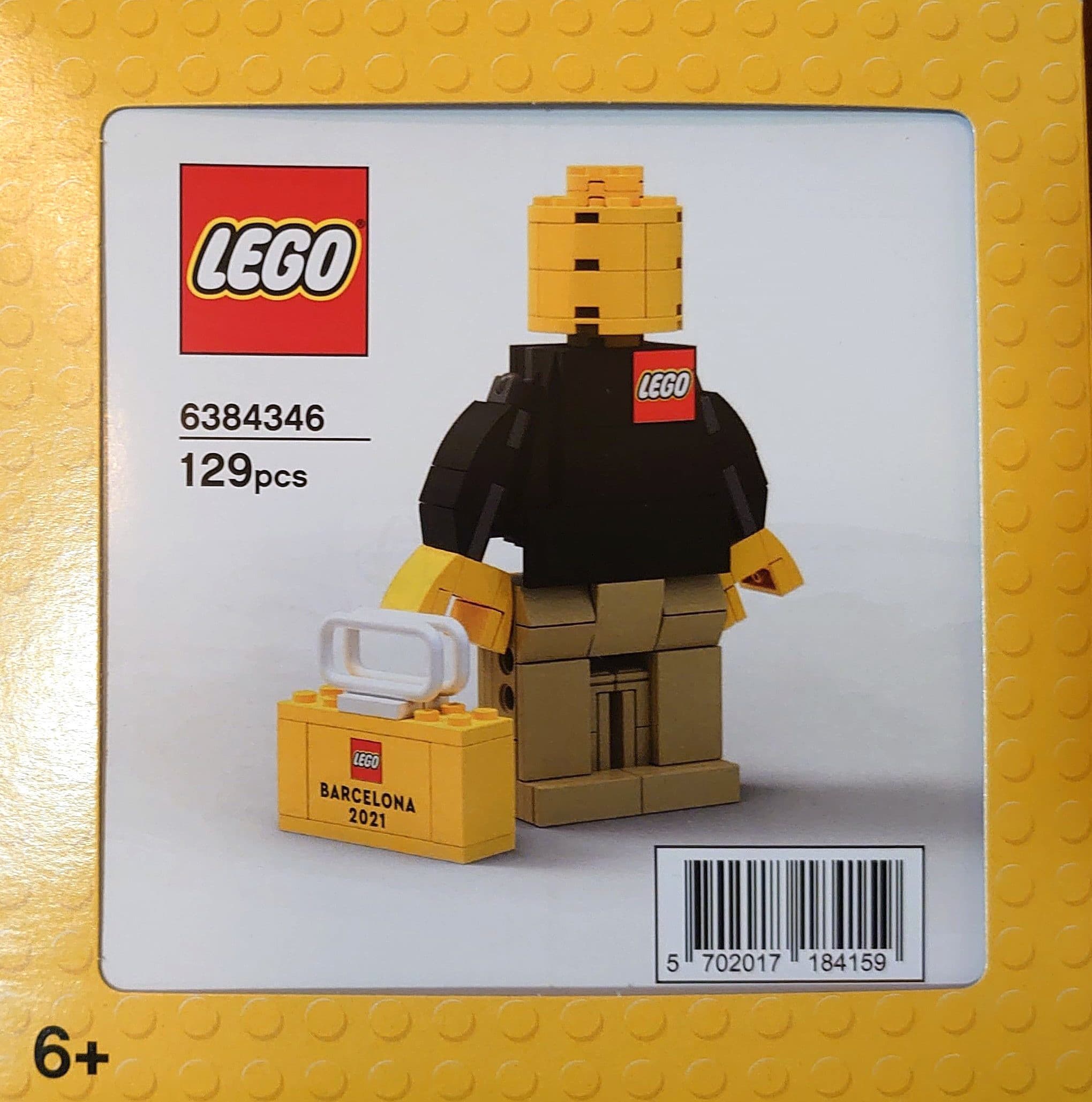 LEGO sættet Barcelona Brand Store Opening Associate Figure
