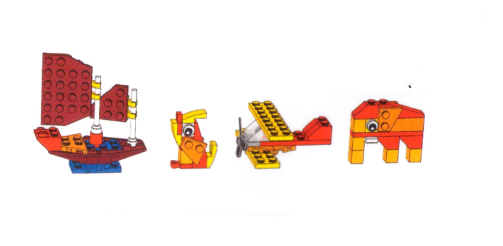 LEGO sættet Lunar New Year 4-in-1 Builds