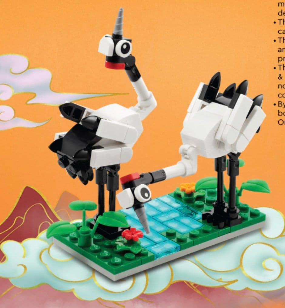 LEGO sættet Red-Crowned Crane
