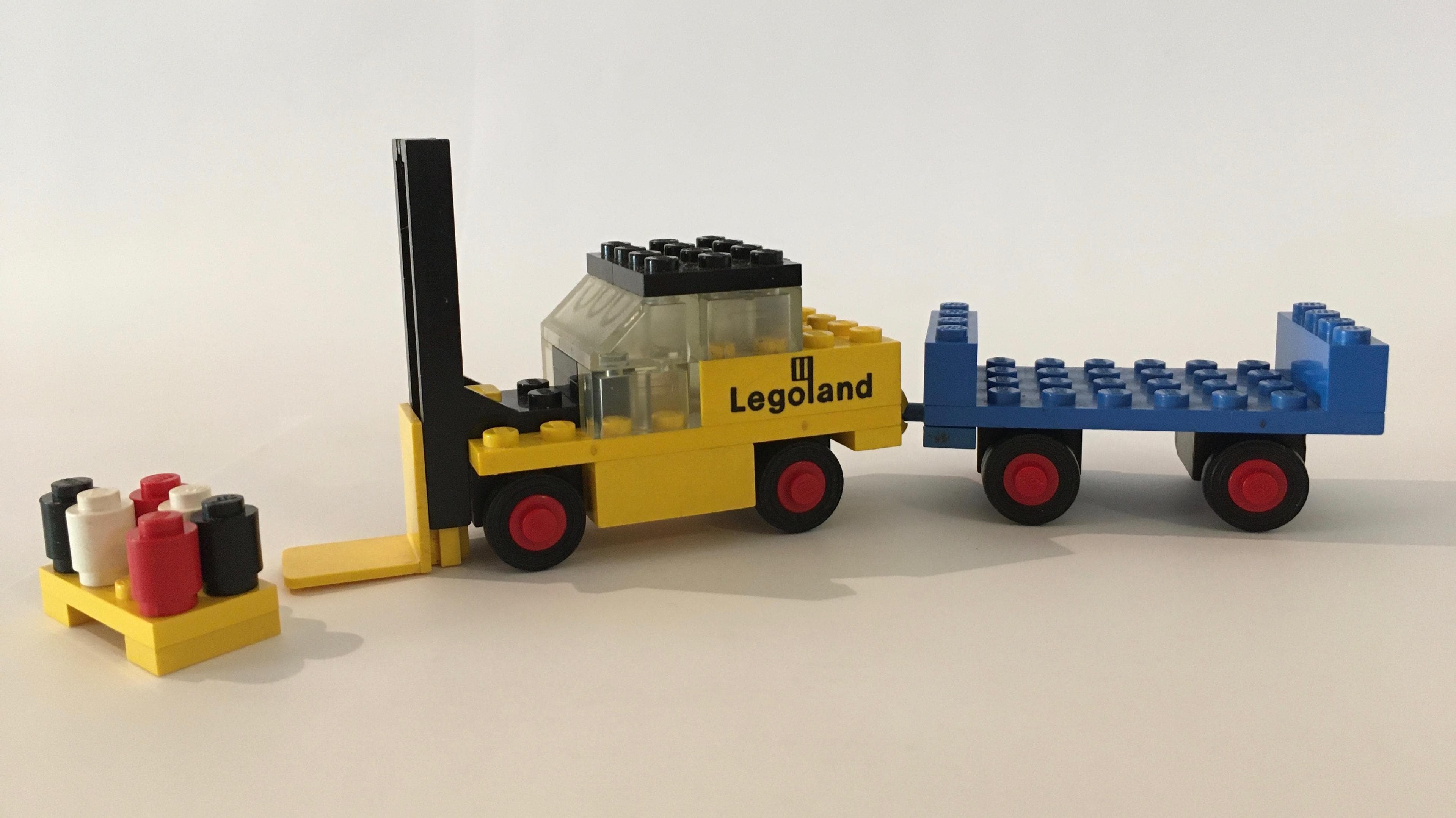 LEGO sættet Fork Lift Truck and Trailer