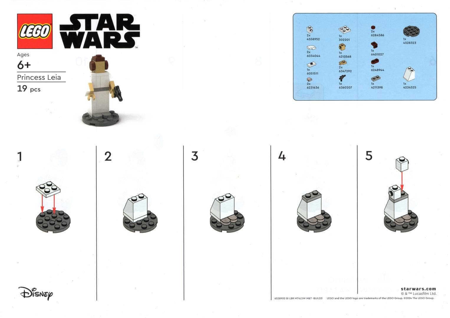 LEGO sættet Princess Leia