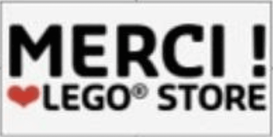 LEGO sættet Merci! [Heart] LEGO STORE Tile