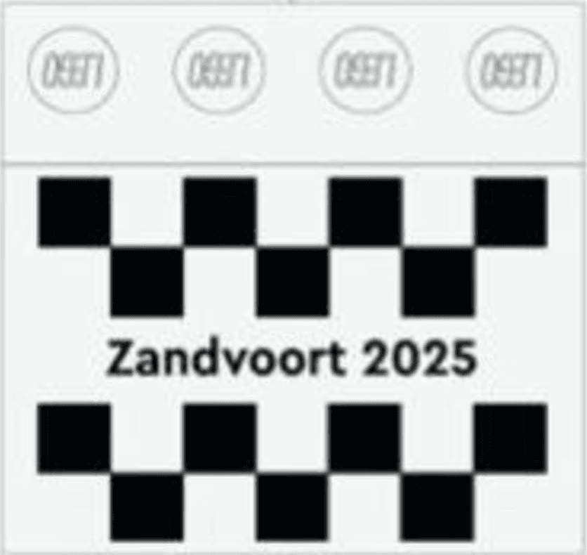 LEGO sættet 2025 Formula 1 Dutch Grand Prix Tile