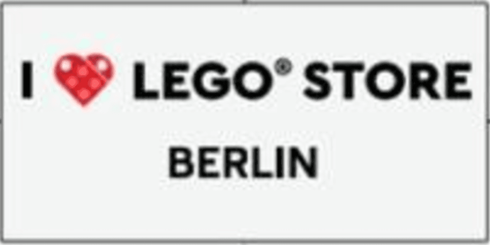 LEGO sættet I [Heart] LEGO Store Berlin Tile