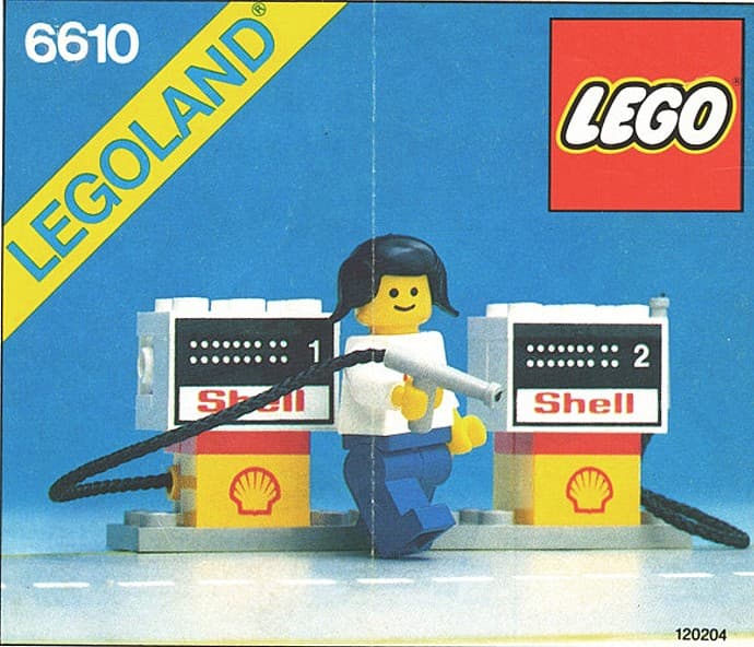 LEGO sættet Shell Petrol Pumps
