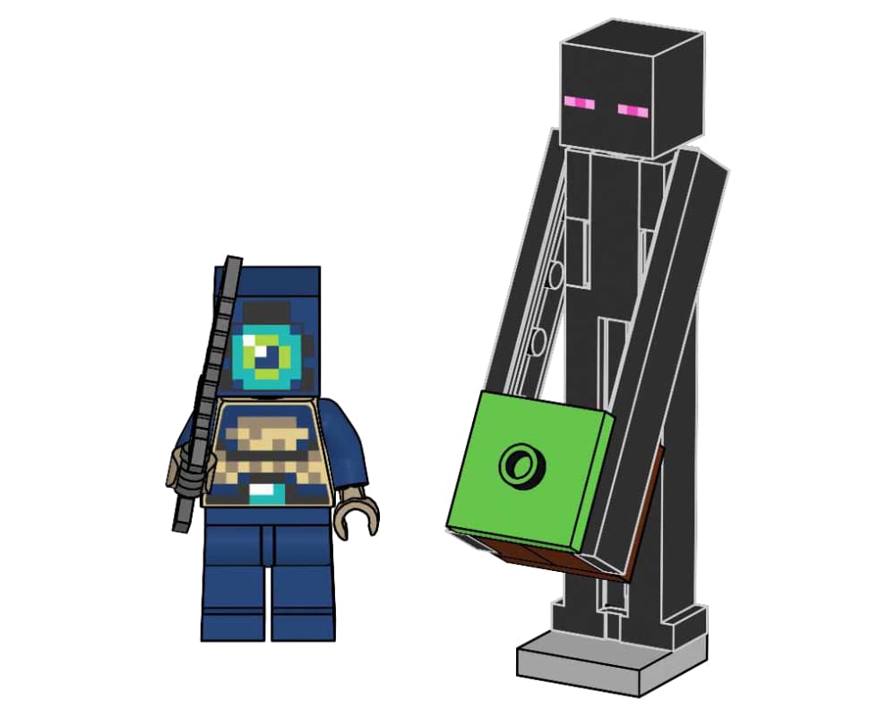 LEGO sættet Enderman Duel