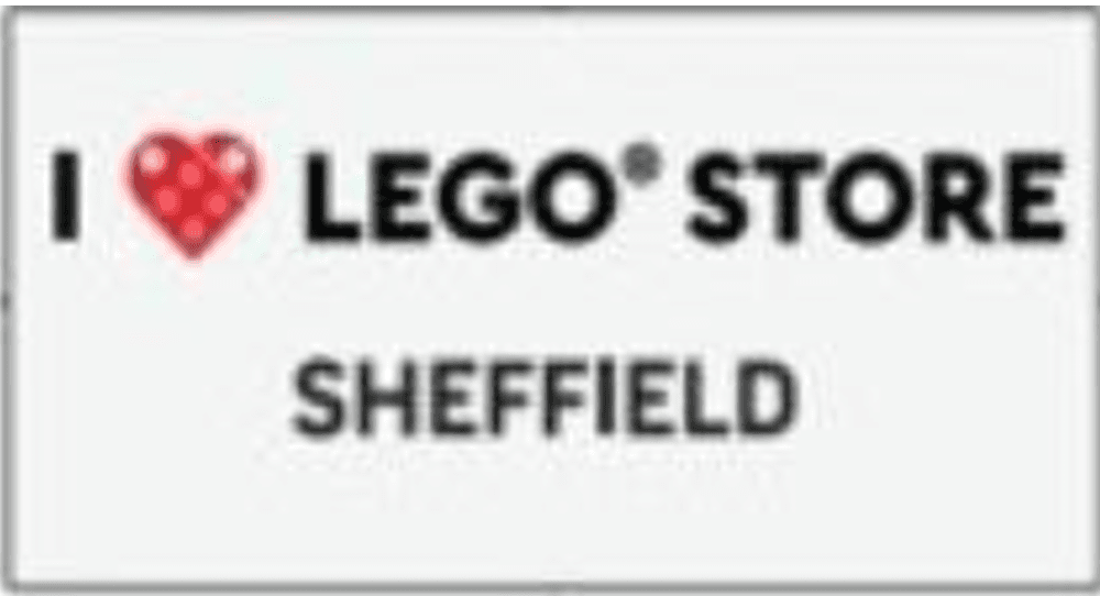 LEGO sættet I [Heart] LEGO Store Sheffield Tile