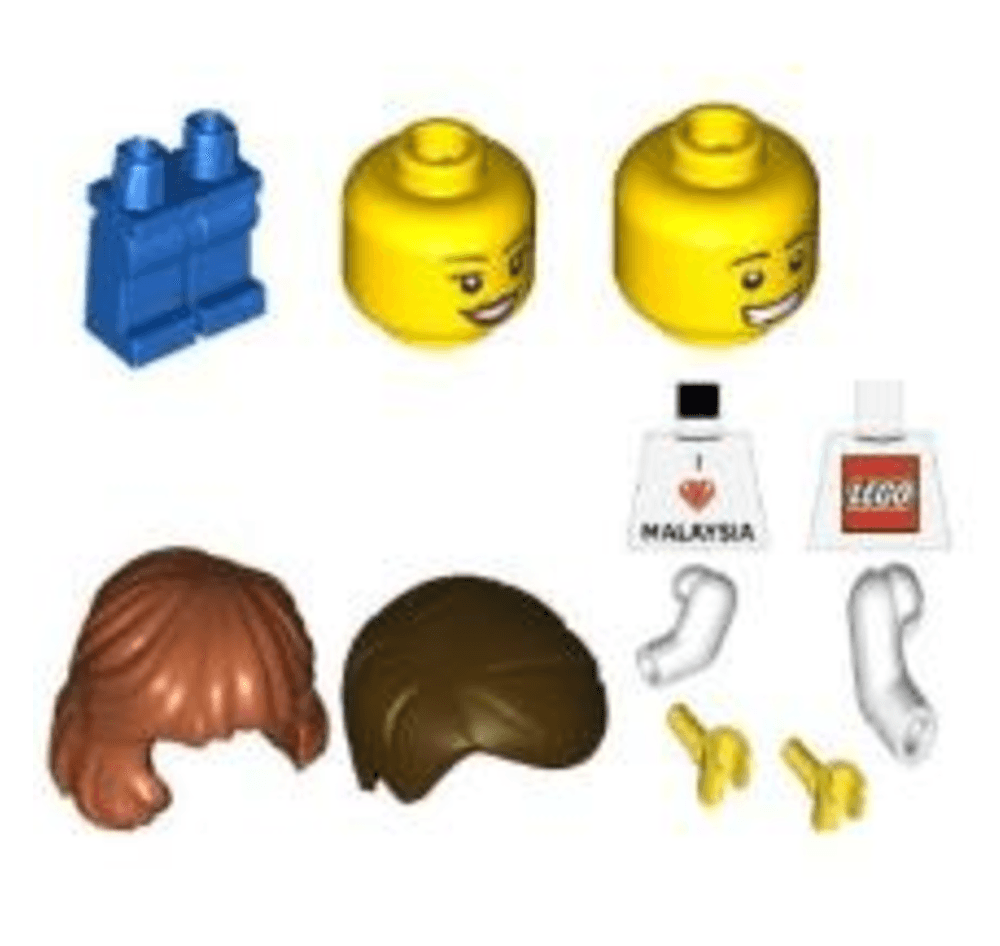 LEGO sættet I Love Malaysia Minifigures