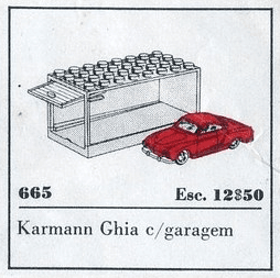 LEGO sættet 1:87 Karmann Ghia