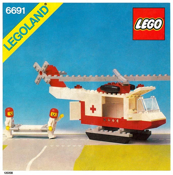 LEGO sættet Red Cross Helicopter