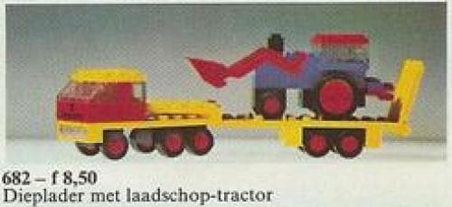 LEGO sættet Low-Loader and Tractor