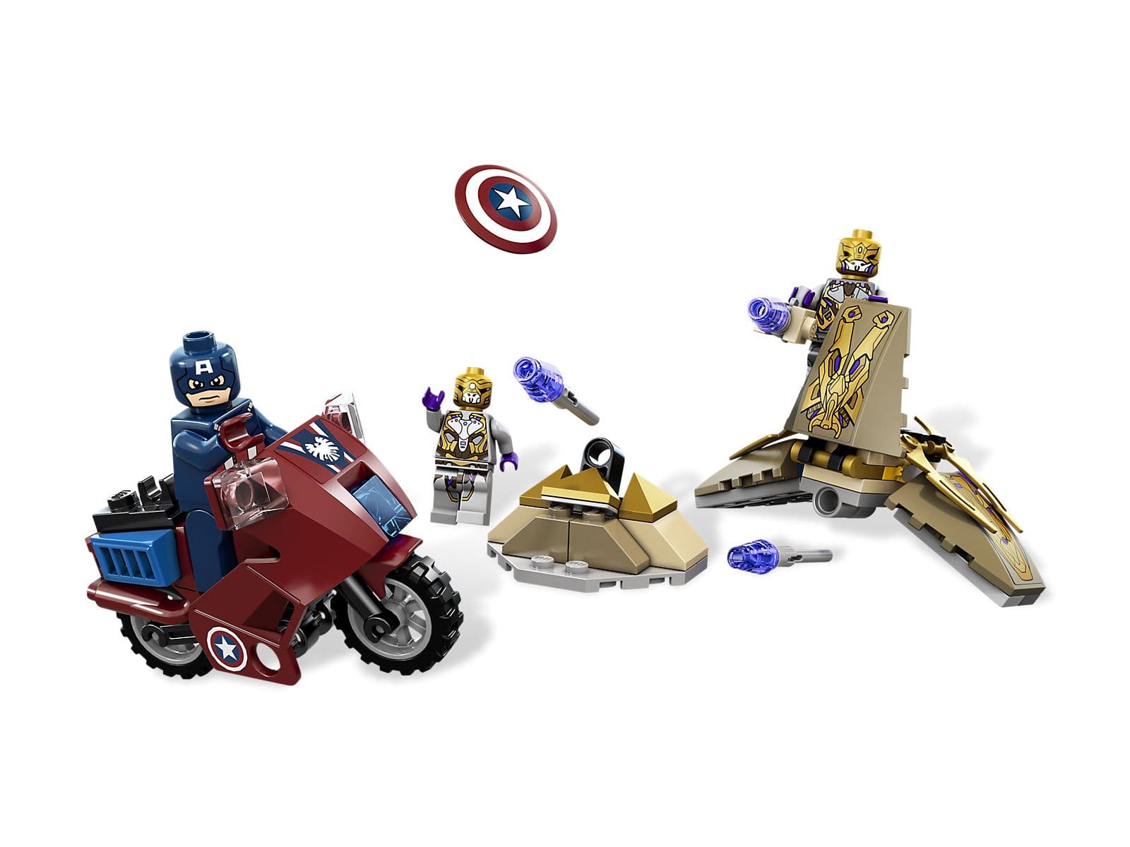 LEGO sættet Captain America's Avenging Cycle